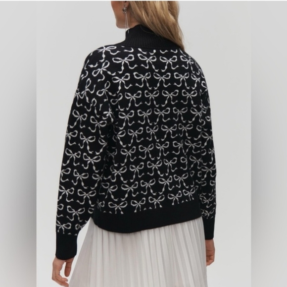 Anthropologie The Montana Mock-Neck Half-Zip Sweater by Maeve Size XL - Picture 10 of 10